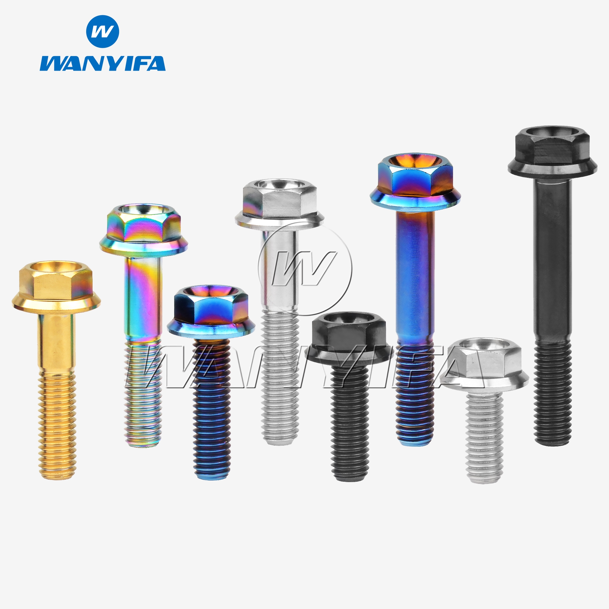 Barrel Bolt Slide - Wanyifa Titanium DIN6921 M8x15 20 25
