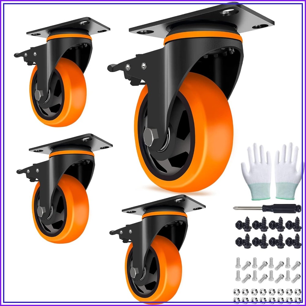 Furniture Hardware Products - 4 Inch Heavy Duty Caster Wheels