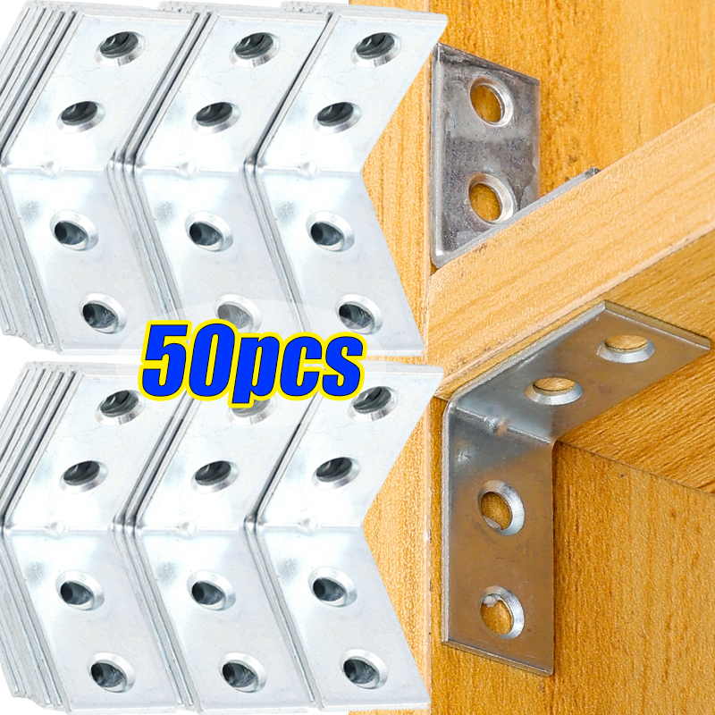 Furniture Hardware Fasteners - 90° Corner Brackets L Joint Brackets