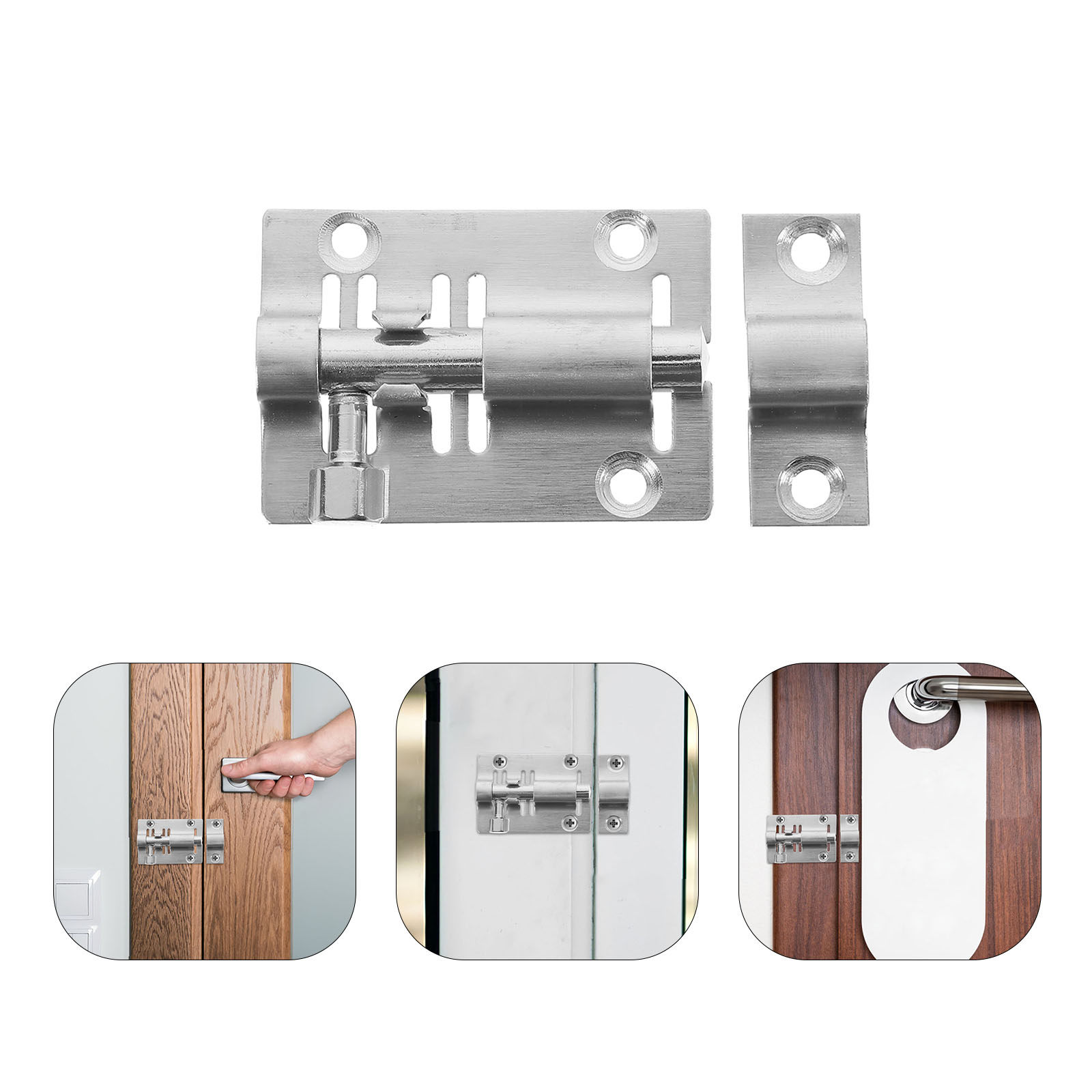 Barrel Bolt Slide - 10Pcs Heavy Duty Stainless Steel Barrel