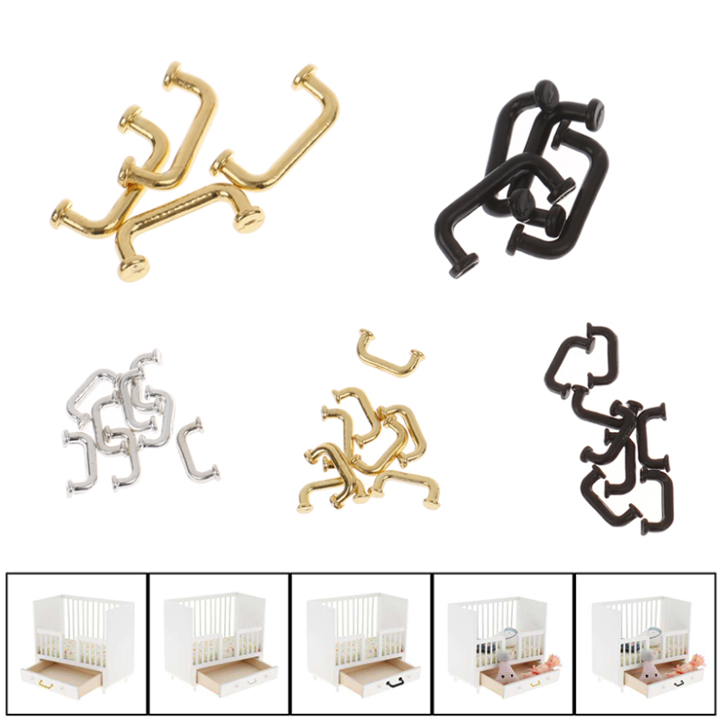 Furniture Hardware Products - 1:12 Miniature 4/8pcs Door Cabinet Closet