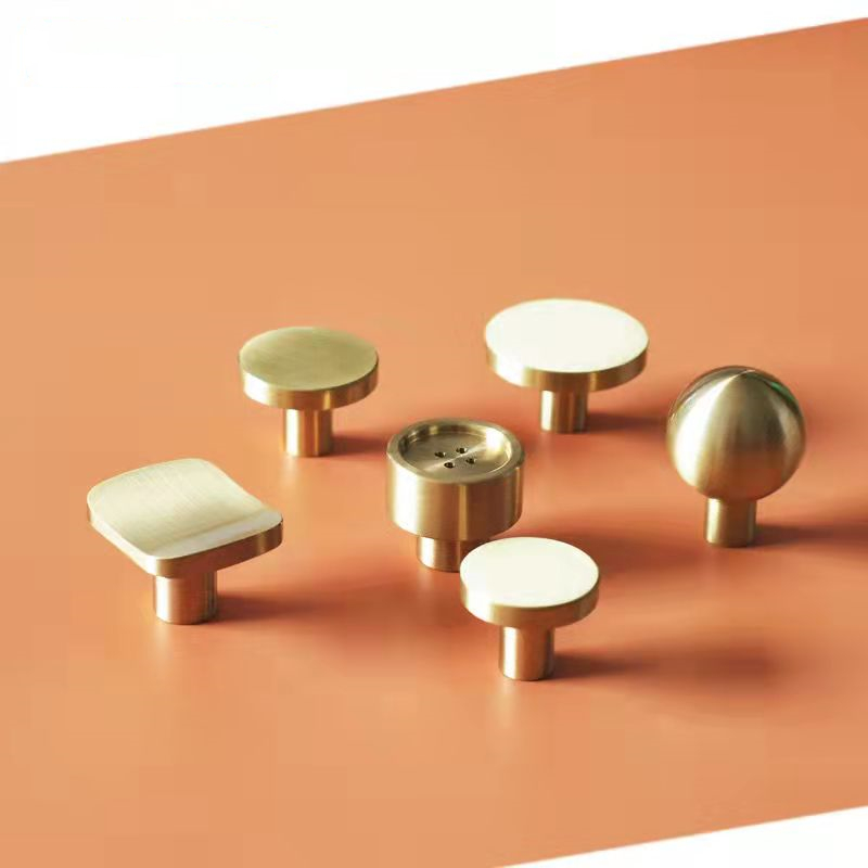 Furniture Hardware Products - Modern Solid Brass Cabinet Kitchen Knobs