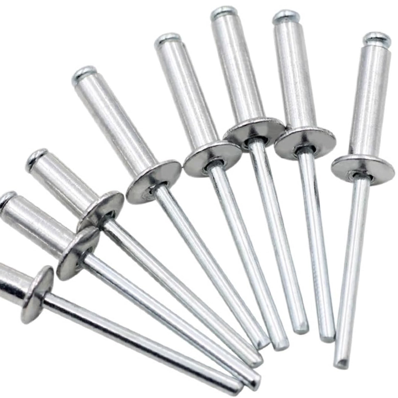 Furniture Hardware Fasteners - M5 Dome Head Blind Rivets Aluminum