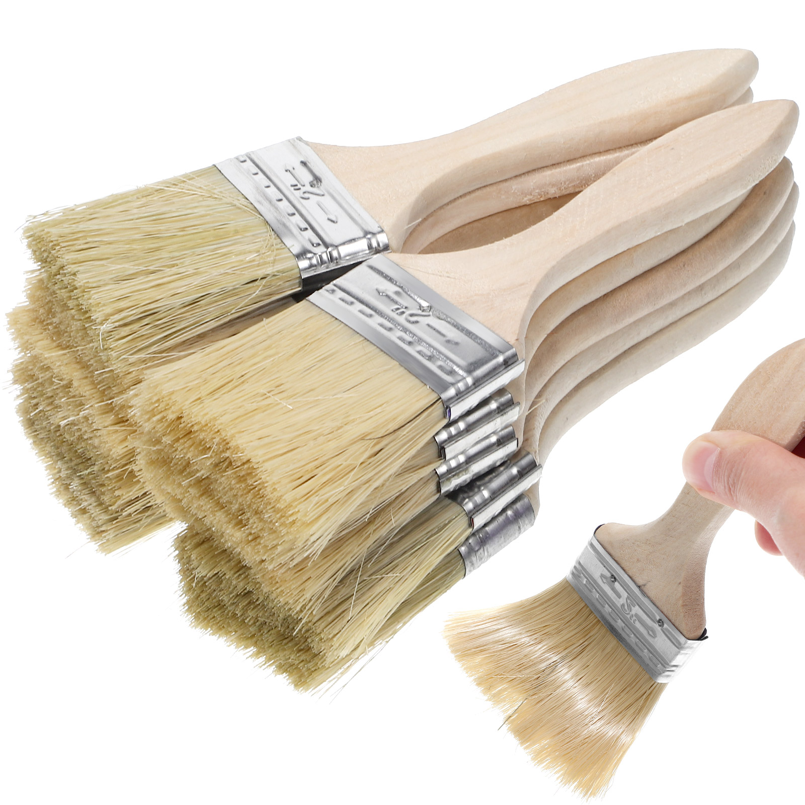 Furniture Hardware Products - 10 Pcs Thickened Wooden Handle Paint
