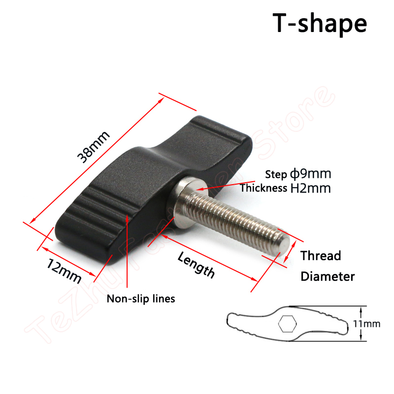 1pc M4 M5 M6 M8 Thumb Screws L – Barrel Bolt Slide recenzja i cena