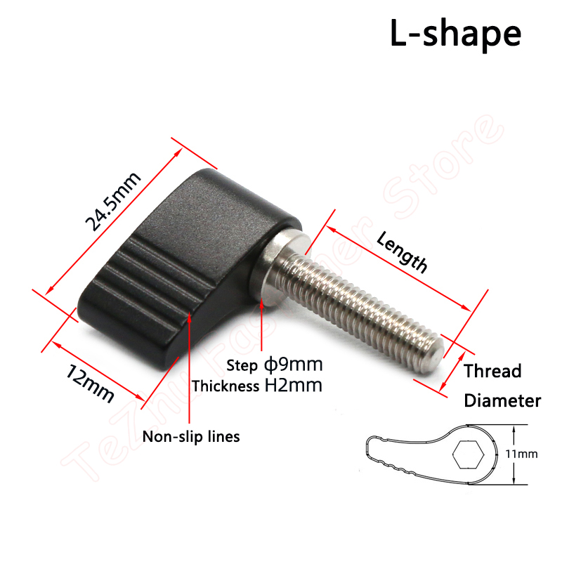1pc M4 M5 M6 M8 Thumb Screws L – Barrel Bolt Slide recenzja i cena