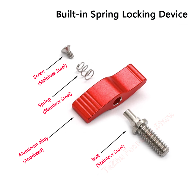 1pc M4 M5 M6 M8 Thumb Screws L – Barrel Bolt Slide recenzja i cena