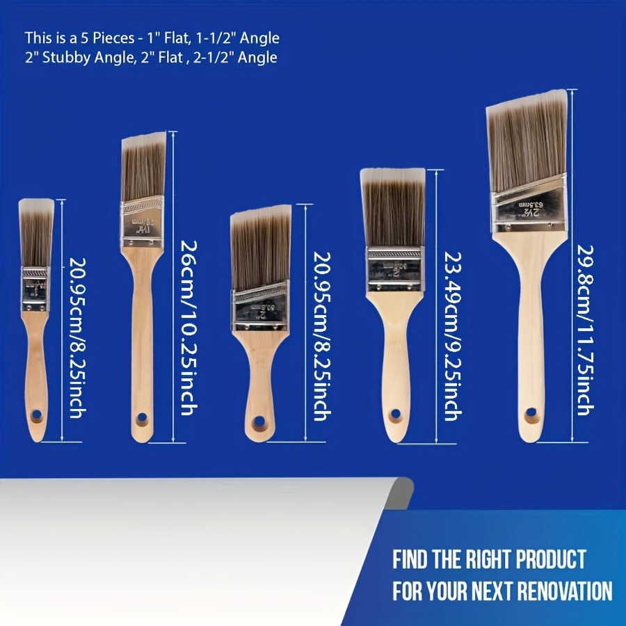 5Pcs High Quality Paint Brush  – Furniture Hardware Products recenzja i cena
