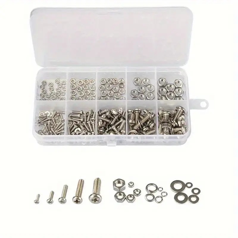 320PCS Hex Nuts & Bolts Set M2 – Furniture Home Hardware recenzja i cena