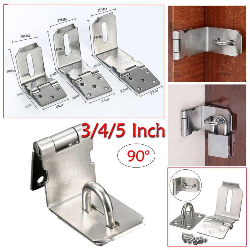 90 Degree Padlock Hasp Door Cl – Barrel Bolt Slide recenzja i cena