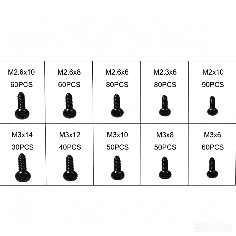 600 Pcs M2-M3 Black Torx Pan H – Furniture Hardware Fasteners recenzja i cena