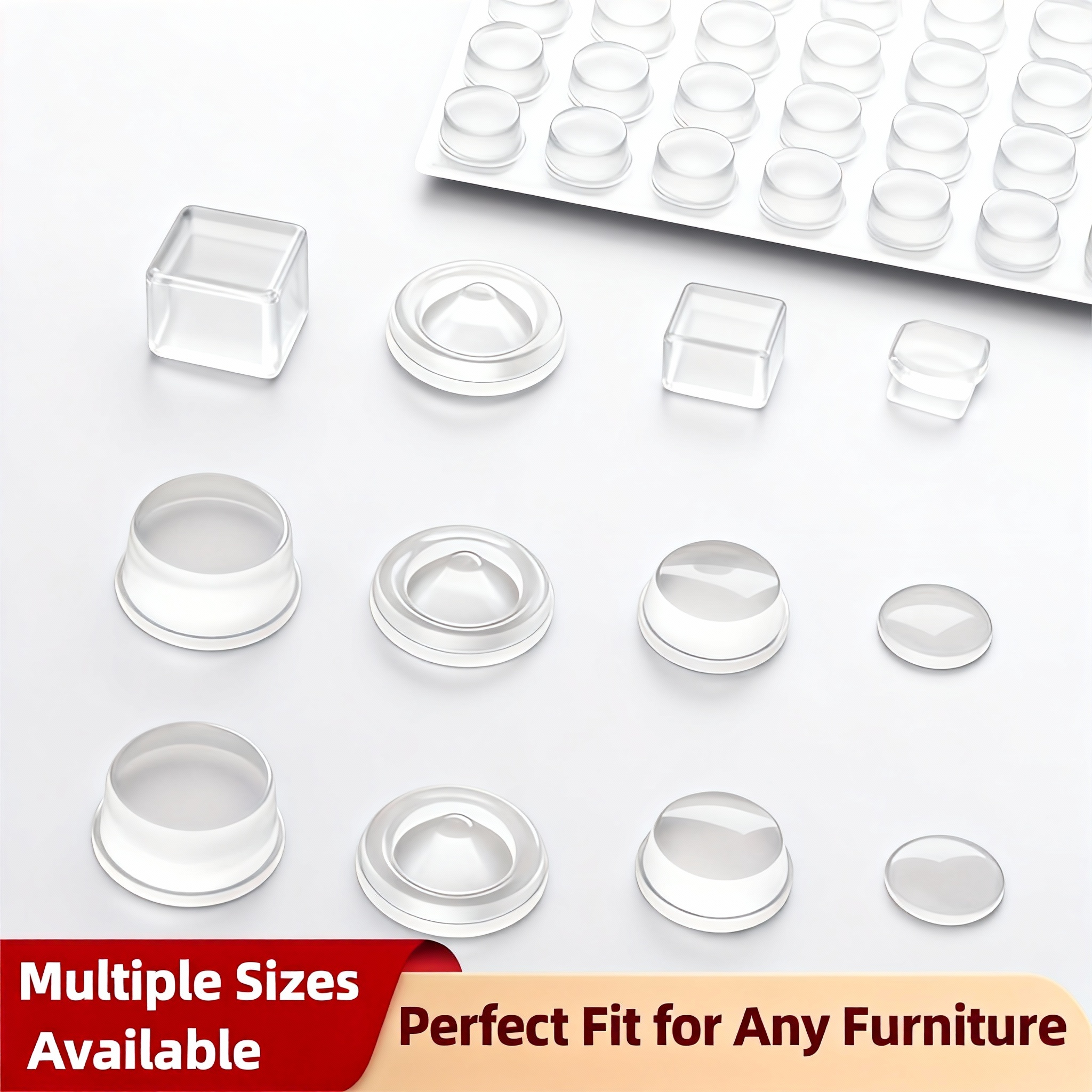 Silicone cabinet bumpers Rubbe – Furniture Hardware Products recenzja i cena