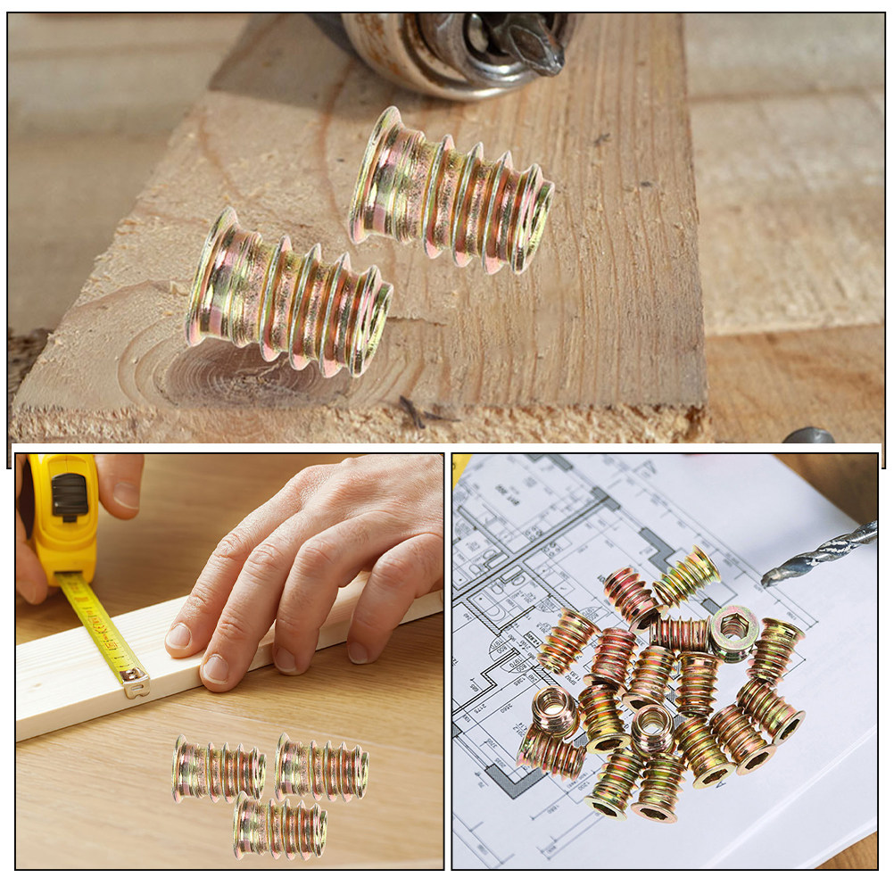 40Pcs Threaded Insert M6x13 Fu – Furniture Hardware Fasteners recenzja i cena