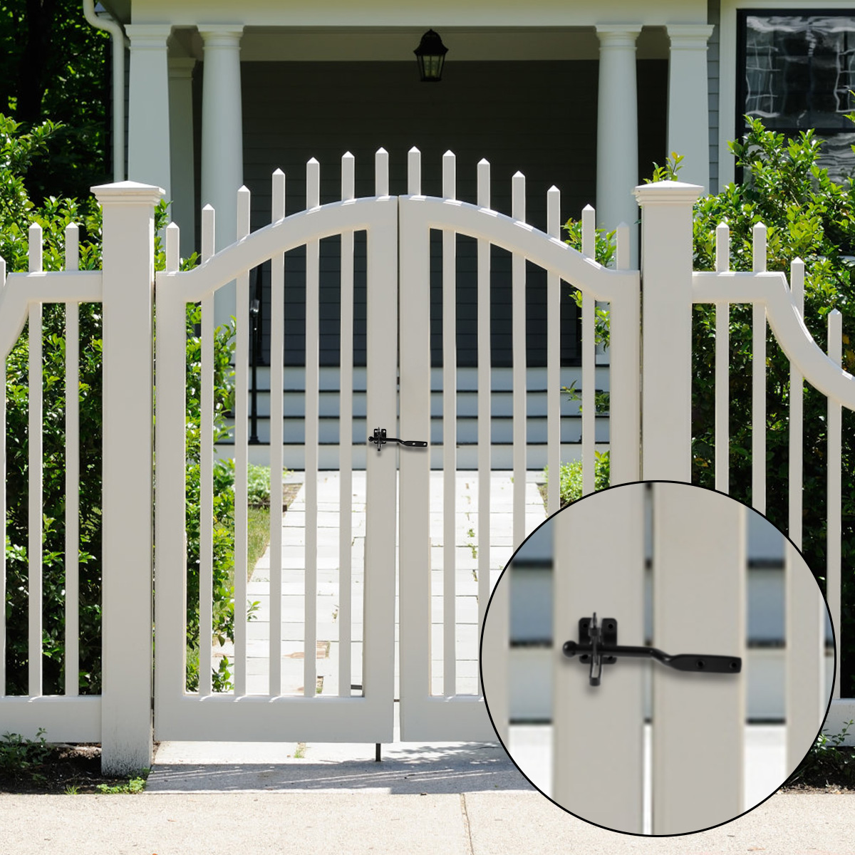 Self-Locking Gate Latch Carbon – Barrel Bolt Slide recenzja i cena
