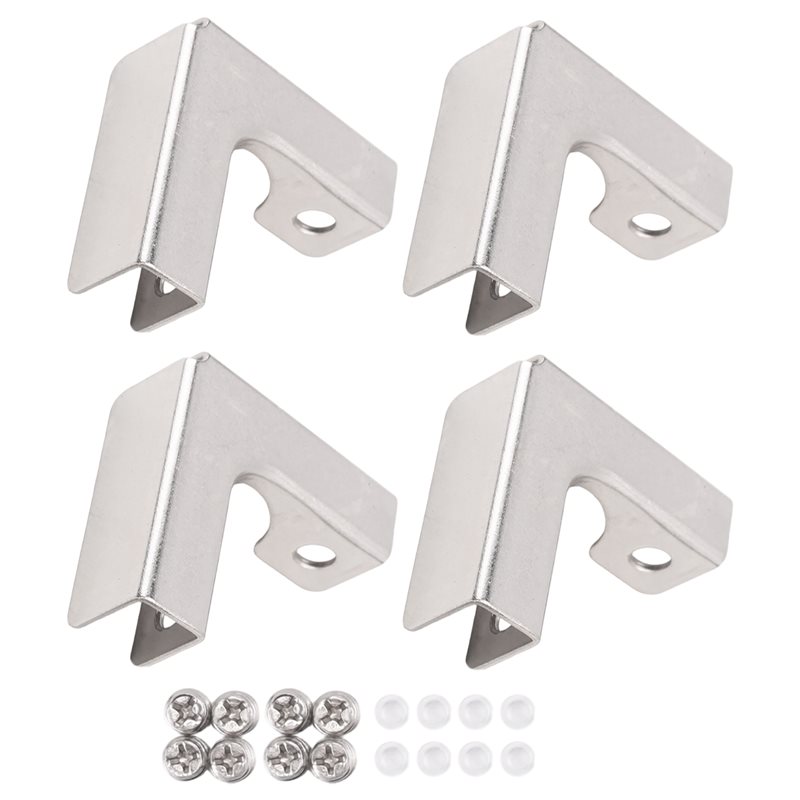 A68P-4Pcs L Type Glass Fixing  – Furniture Hardware Types recenzja i cena