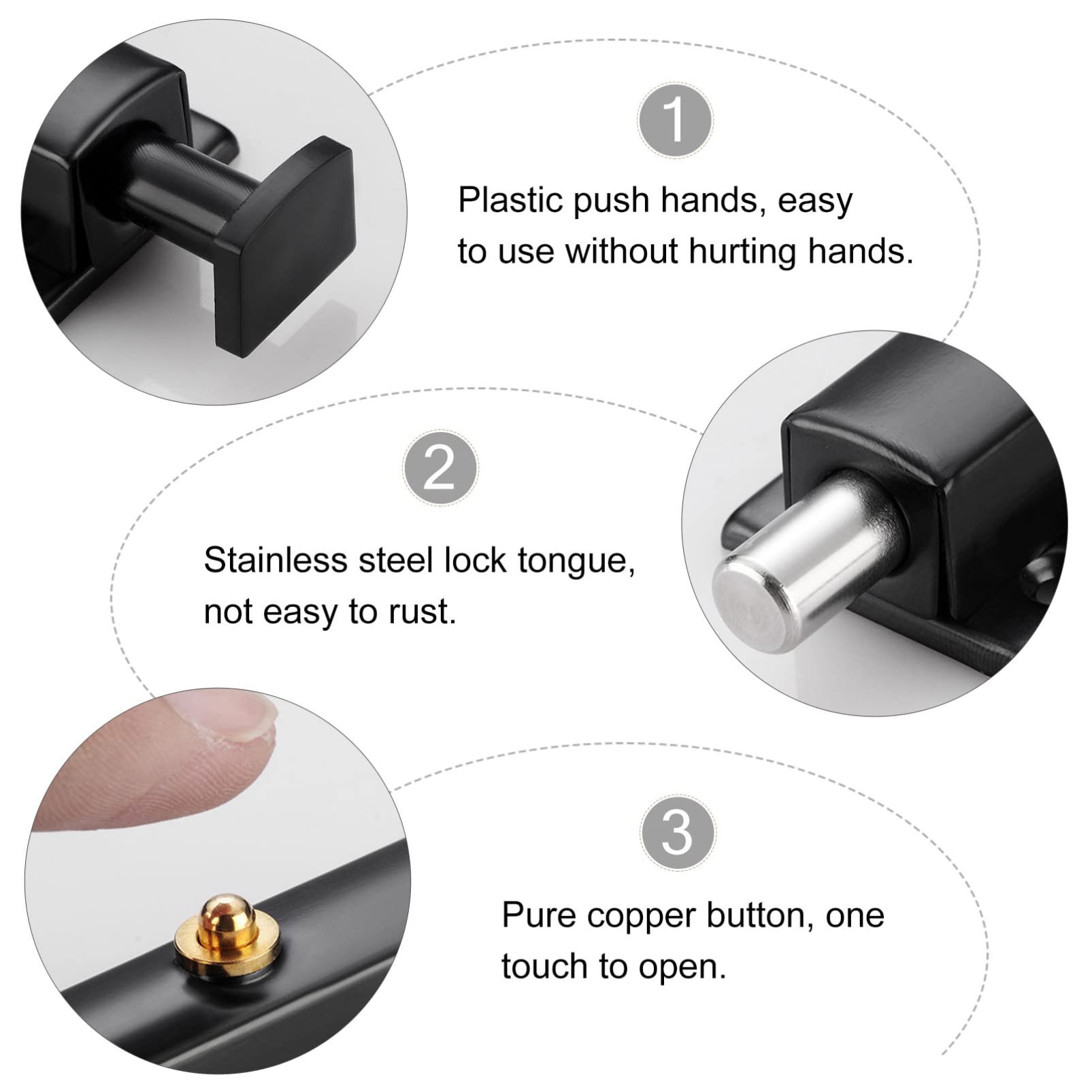 Gate Latches Stainless Steel A – Barrel Bolt Slide recenzja i cena